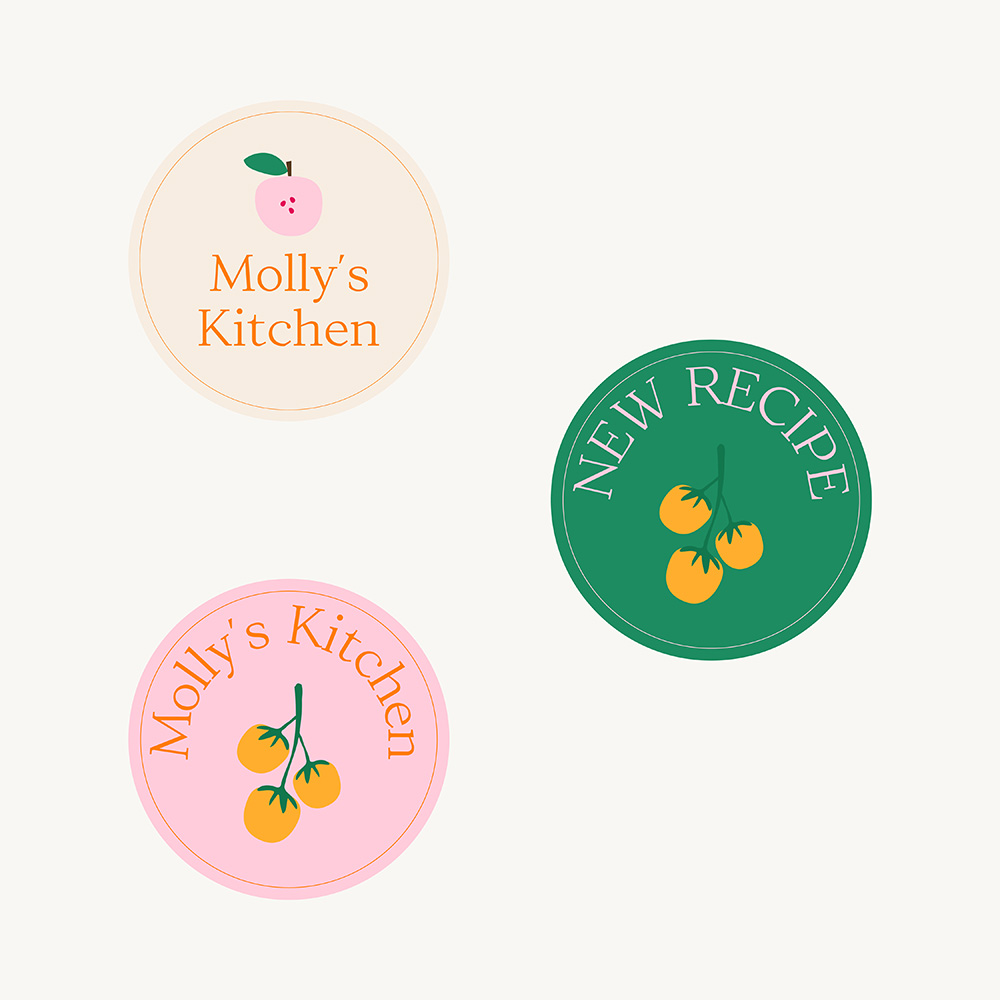 Molly's Kitchen - stickers